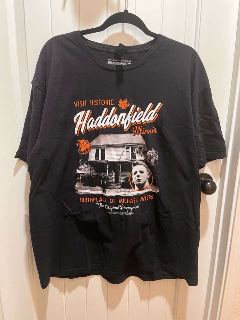Halloween Haddonfield Illinois, Michael Myers Horror Plus Size T-Shirt - 2X